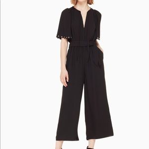 kate spade jumpsuit scallop sleeve size 4